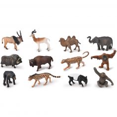 Set de 12 Animaux Sauvages (7-11 cm)