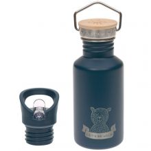 Gourde en inox bleue ours Adventure (500 ml)  par Lässig 
