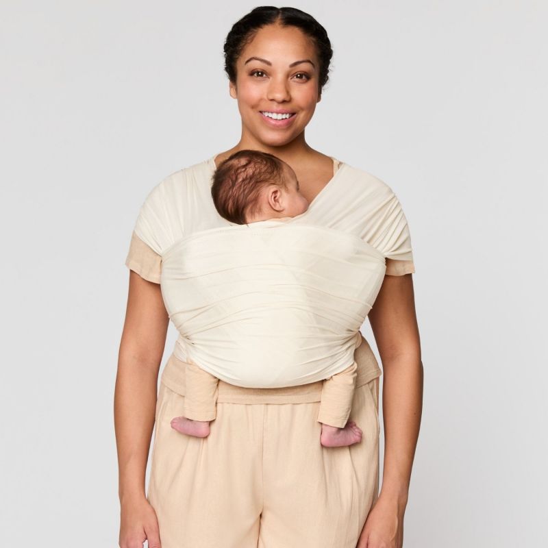 Echarpe de portage Aura Mesh Cream Ergobaby Ambiance 6