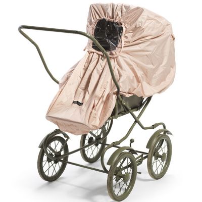 Rose Elodie Details Habillage Pluie Universel pour Poussette et Landau avec Fen/être Transparente Powder Pink