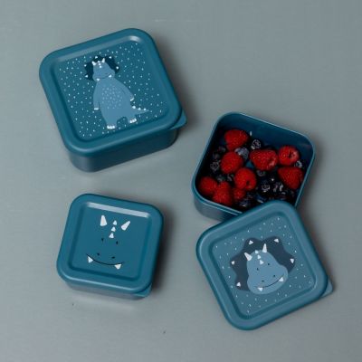 Lot de 3 boîtes à goûter Mr. Triceratops