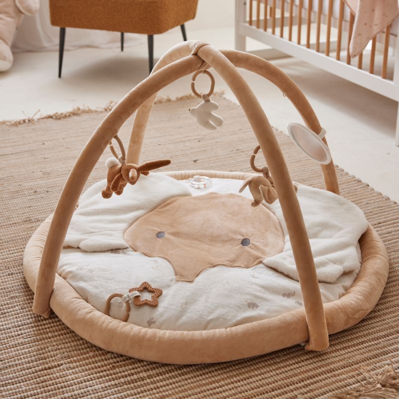 Tapis d'éveil avec arches Bali, Moka & Snow Noukie's Ambiance 5