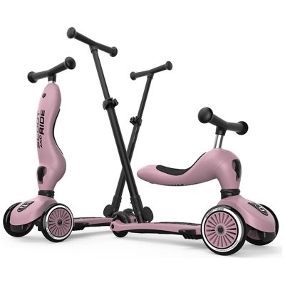 Porteur évolutif Highwaykick 1 Push and Go Wildberry Scoot and ride