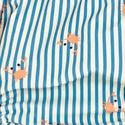 Culotte de bain anti-UV Rayures & crabes (12-24 mois)