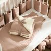Couverture peluche double gaze et microfibre Mocha (70x100 cm) BB & Co Ambiance 2