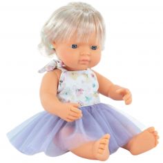 Poupée fille européenne avec implant auditif (38 cm) - Miniland