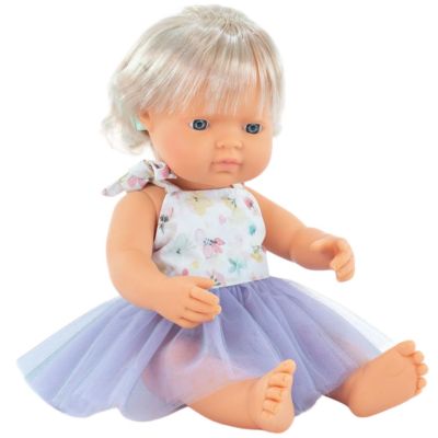 Poupée fille européenne avec implant auditif (38 cm)  par Miniland