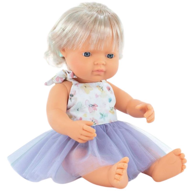 Poupée fille européenne avec implant auditif (38 cm) Miniland Produit 1 grande taille