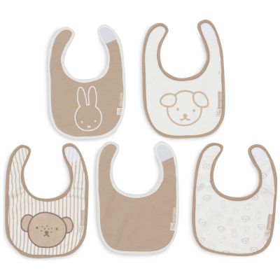 Lot de 5 bavoirs imperméables Miffy Heads