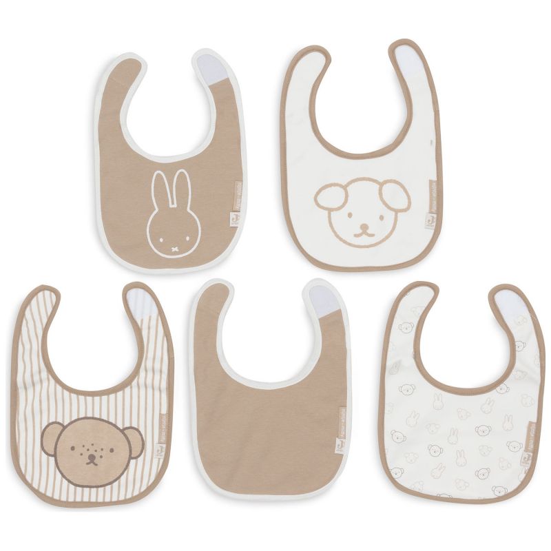 Lot de 5 bavoirs imperméables Miffy Heads Jollein Produit 2