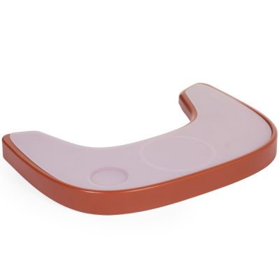 Tablette de repas amovible + protection pour chaise haute Evolu 2 ou Evolu One.80° rouille + nappero  par Childhome