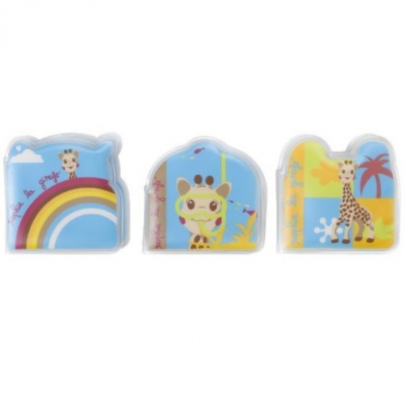 Set de 3 livres de bain Sophie la girafe Sophie la girafe