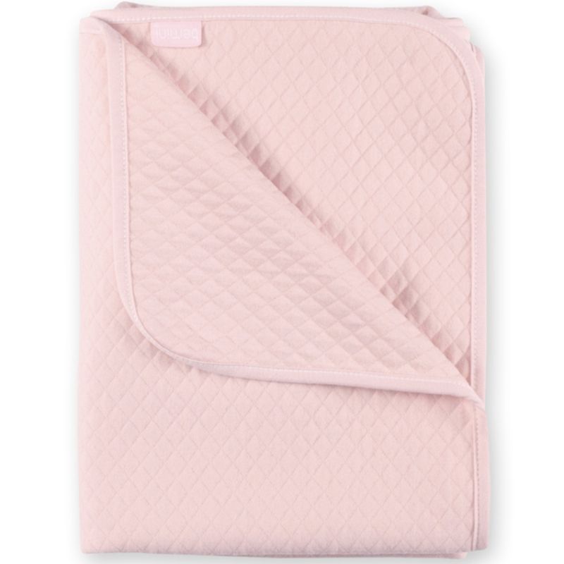 Couverture en coton Kilty rose clair (75 x 100 cm) Bemini
