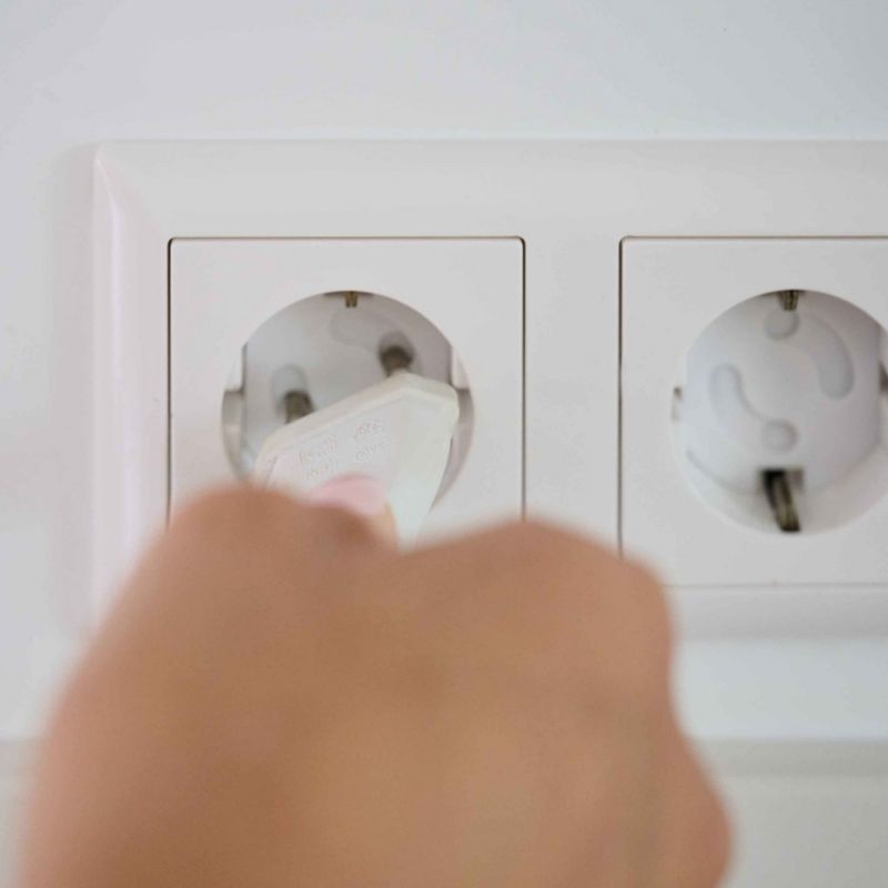 Lot de 6 caches-prises transparent Dooky Ambiance 2