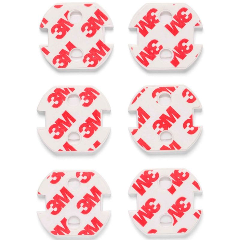 Lot de 6 caches-prises transparent Dooky Produit 3