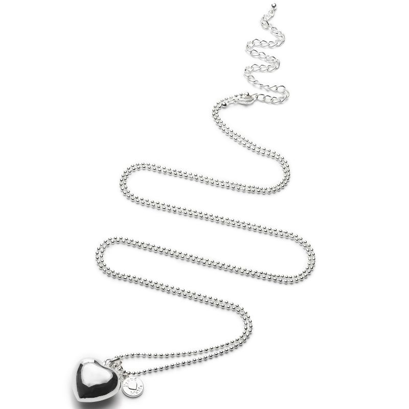 Bola sur chaîne argent Ballchain coeur (argent plaqué argent) Proud MaMa