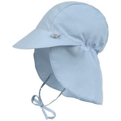 Casquette protÃ¨ge nuque anti-UV bleu ciel (19-36 mois)