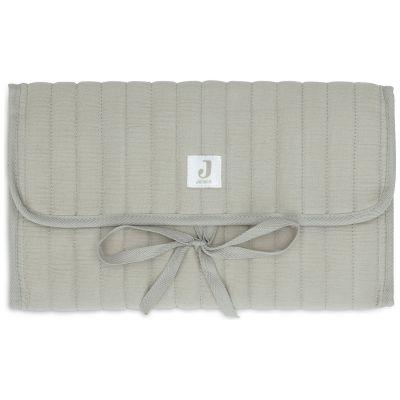 Tapis à langer nomade gaze de coton Olive Green Jollein