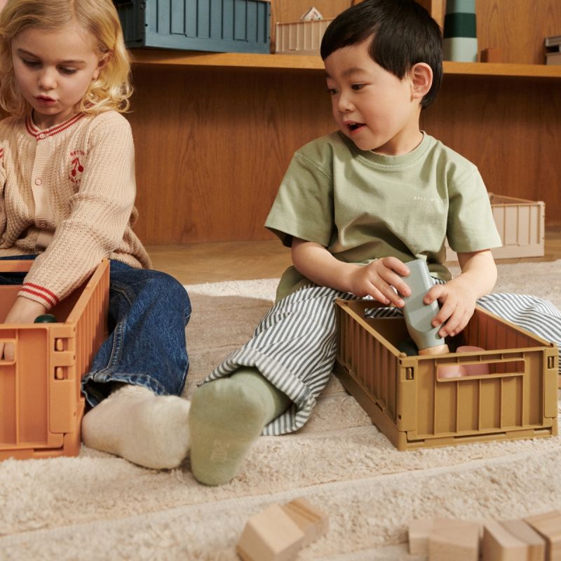 Lot de 2 caisses de rangement Weston S Oat Liewood Ambiance 4