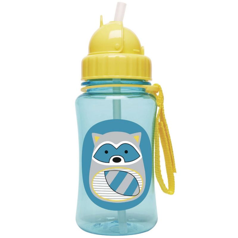 Gourde avec paille Zoo raton laveur (350 ml) Skip Hop
