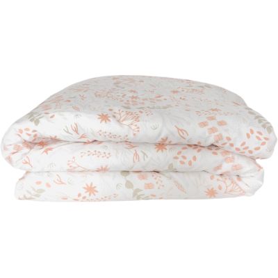 Housse de couette en coton bio Yukari Peach (100 x 140 cm)  par Kadolis