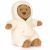 Variation Marron, blanc du produit Peluche Bartholomew l'ours en pyjama (26 cm) de la marque Jellycat