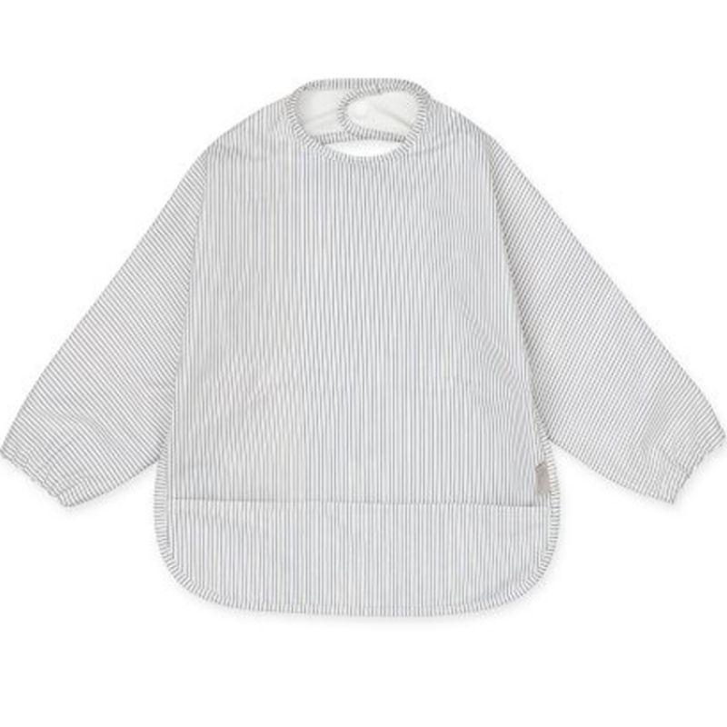 Bavoir manches longues Classic Stripes Blue Cam Cam Copenhagen