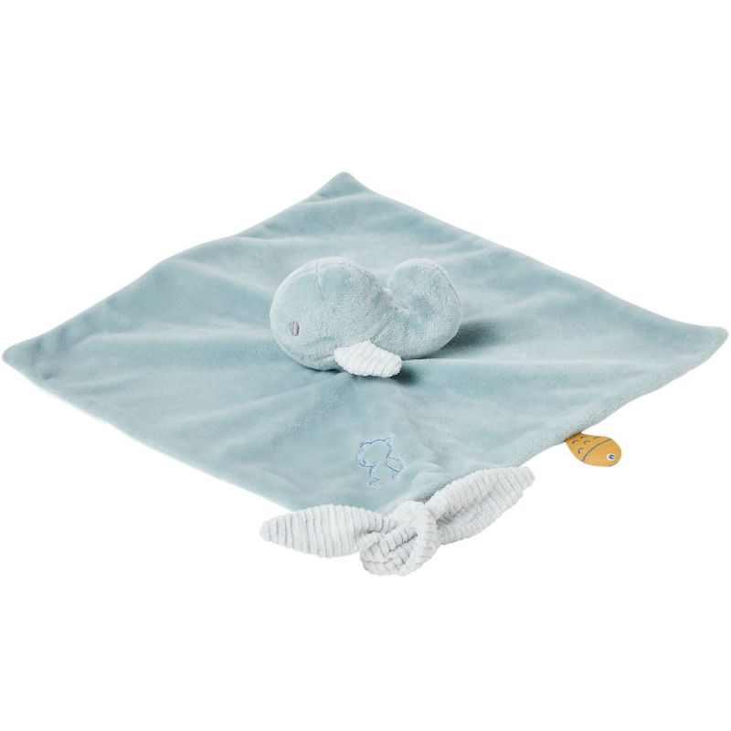 Doudou plat Sally la baleine Nattou