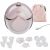 Variation Rose du produit Tire-lait mains libres MamaFlow Pink de la marque Kinderkraft