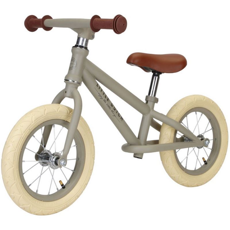 Draisienne vert olive mat Little Dutch