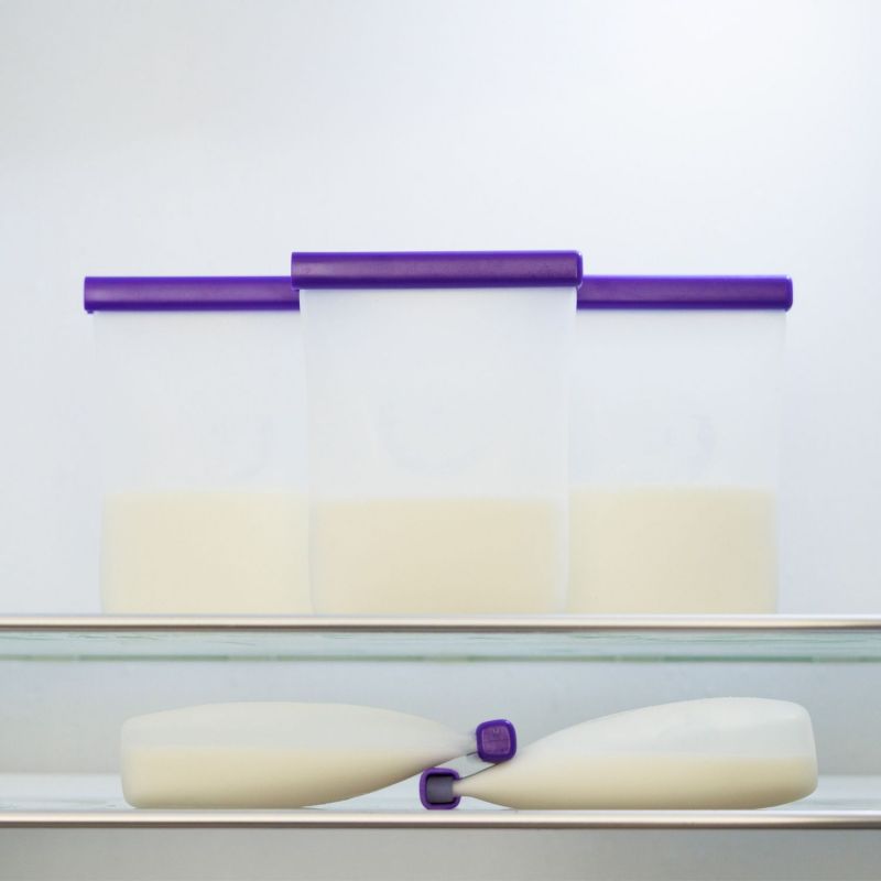 Lot de 5 sachets de conservation de lait maternel en silicone Lansinoh Ambiance 9