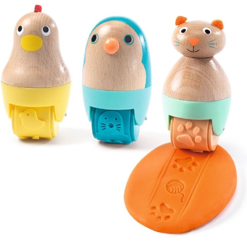 Lot de 3 tampons pour pâte à modeler Mapataroule Djeco Produit 1