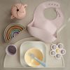 Jouet en silicone Fleur Soft lilac/Daffodil/Ivory  par Mushie