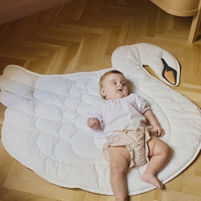 Tapis d'éveil bébé Cygne (100 x 110 cm)