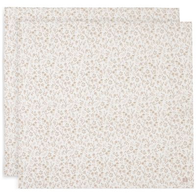 Lot de 2 maxi-langes en coton Bloomy (115 x 115 cm)  par Jollein