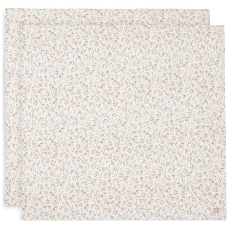 Lot de 2 maxi-langes en coton Bloomy (115 x 115 cm) Jollein Produit 1 grande taille