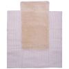 Tapis à langer avec poches gaze de coton rayé galet BB & Co Produit 2