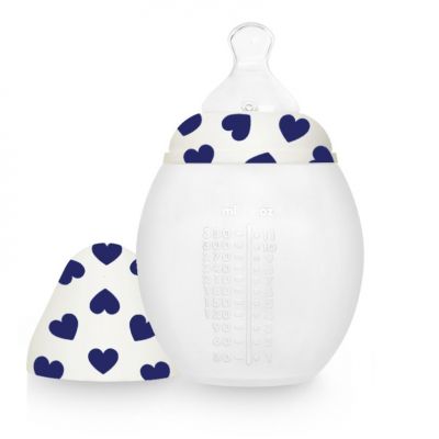 Biberon anti-colique en silicone Full of Love Blue (330 ml) Elhée