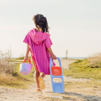 Poncho de plage Bordeaux (60 x 60 cm)