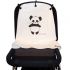 Protection pour poussette Baby Peace coton bio Panda noir et blanc - Kurtis Protection pour poussette Baby Peace coton bio Panda noir et blanc - Kurtis