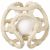Variation Beige, blanc du produit Lot de 2 balles encastrables en silicone Argile de la marque Nattou