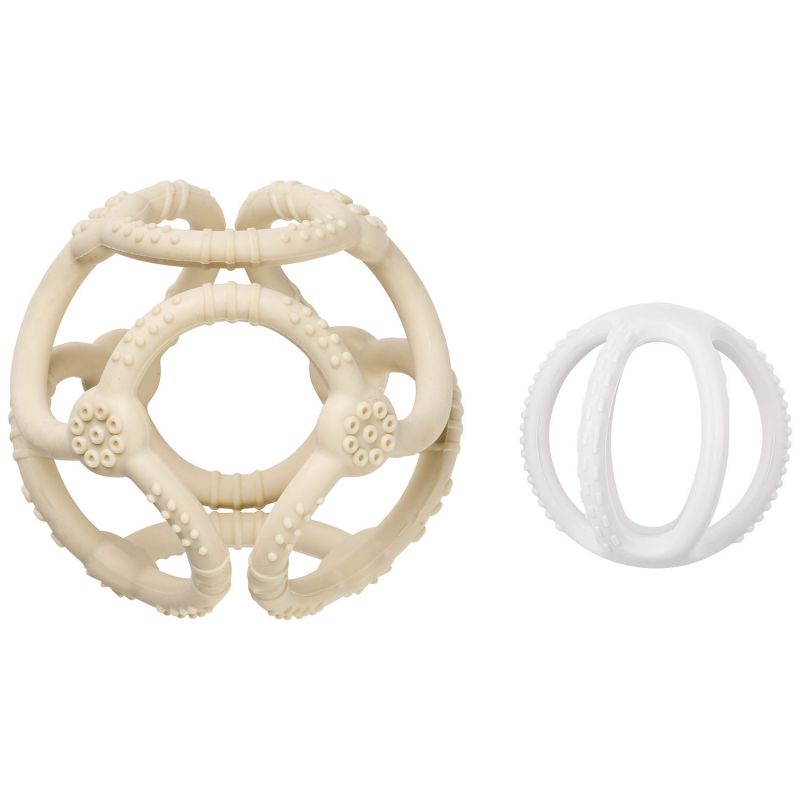 Lot de 2 balles encastrables en silicone Argile Nattou Produit 3