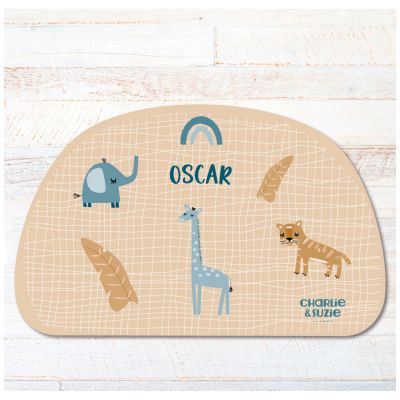 Set de table Isidore Animaux personnalisable Charlie et Suzie
