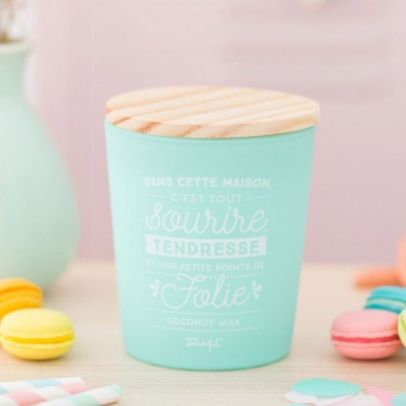 Bougie Dans cette maison, c’est tout sourire, tendresse et une petite pointe de folie Mr. Wonderful