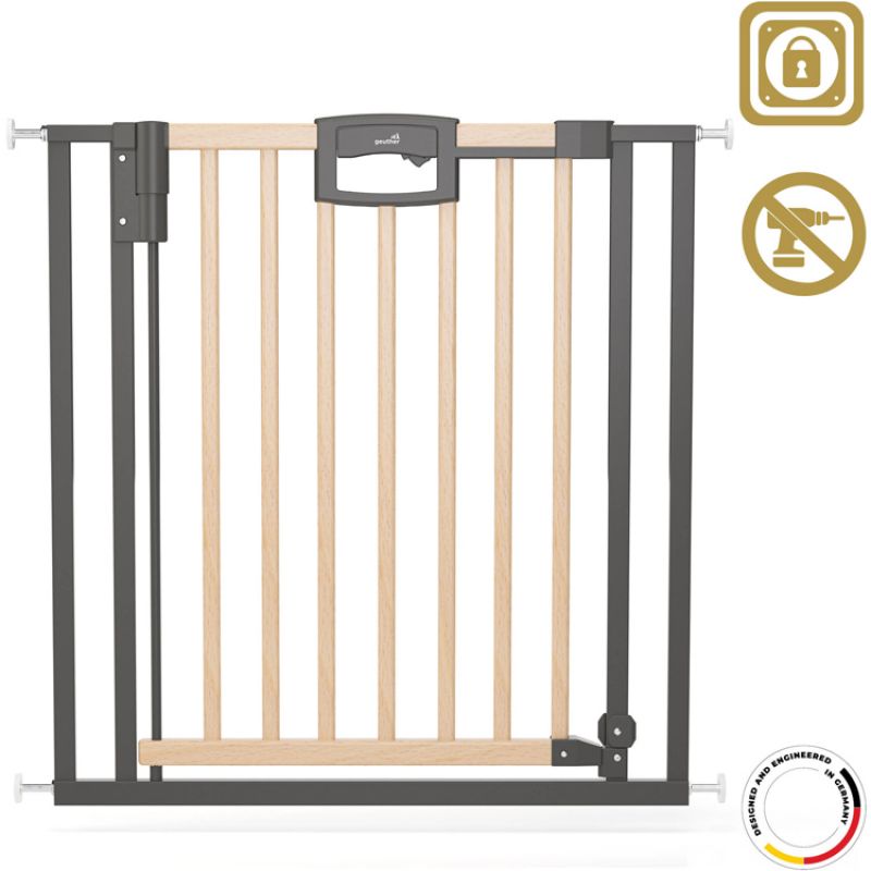 Barrière Easy Lock Wood Plus (68 à 76 cm) Geuther
