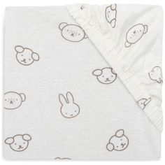 Drap housse en jersey Miffy and Friends (60 x 120 cm) - Jollein