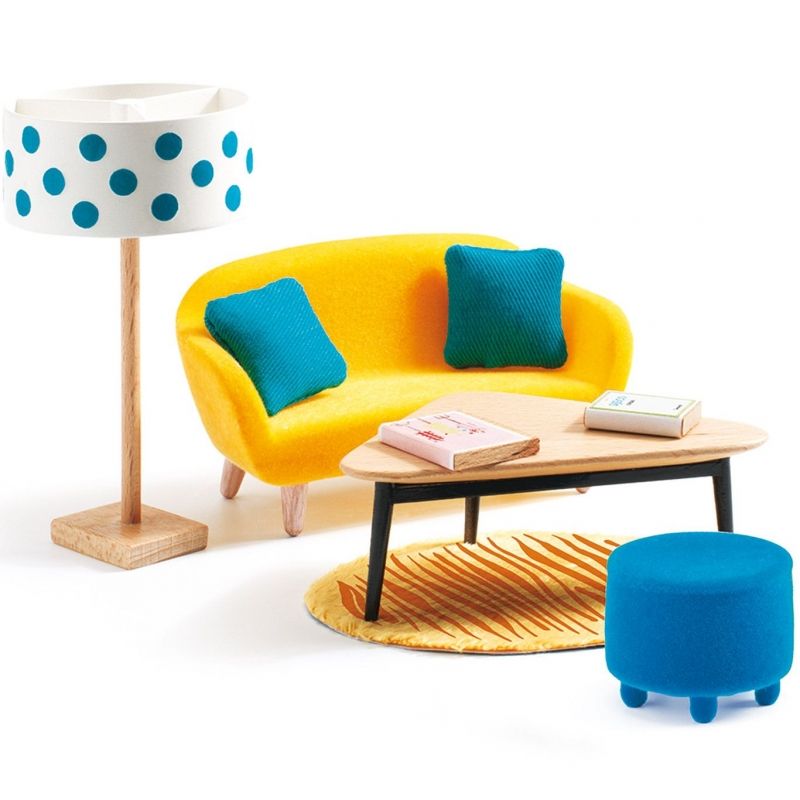 Mobilier pour poupée Le salon Djeco