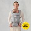 Porte bébé Omni Deluxe Mesh Gris Clair Ergobaby Ambiance 7
