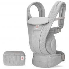 Porte bébé Omni Deluxe Mesh Gris Clair - Ergobaby