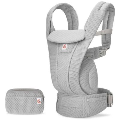 Porte bébé Omni Deluxe Mesh Gris Clair Ergobaby